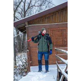 Kurtka zimowa ocieplana zielono-czarna 3w1 z odpinaną podpinką XL Lahti Pro L4093904