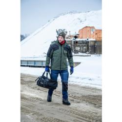 Kurtka zimowa ocieplana zielono-czarna 3w1 z odpinaną podpinką 2XL Lahti Pro L4093905 Kurtka zimowa ocieplana zielono-czarna 3w1 z odpinaną podpinką 2XL Lahti Pro L4093905