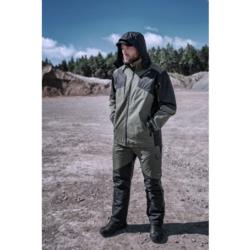 Kurtka zimowa ocieplana zielono-czarna 3w1 z odpinaną podpinką 3XL Lahti Pro L4093906