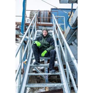 Kurtka zimowa ocieplana zielono-czarna 3w1 z odpinaną podpinką 3XL Lahti Pro L4093906