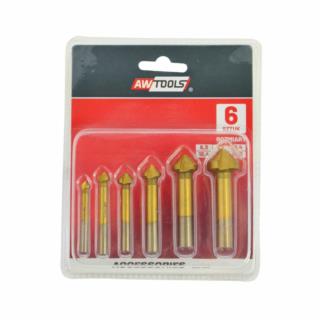 Pogłębiacz stożkowy 6,3-20,5mm AWTOOLS AW42400 6szt/op