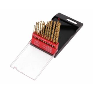 Wiertła do metalu tytanowe HSS 1,5-6,5mm Faster Tools 1897 13szt/op