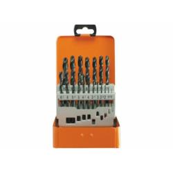 Zestaw wierteł do metalu HSS 1-10mm Festa 063814 19szt/op
