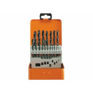 Zestaw wierteł do metalu HSS 1-10mm Festa 063814 19szt/op