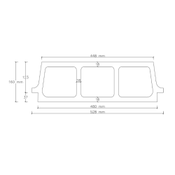Pustak stropowy Rector RP16