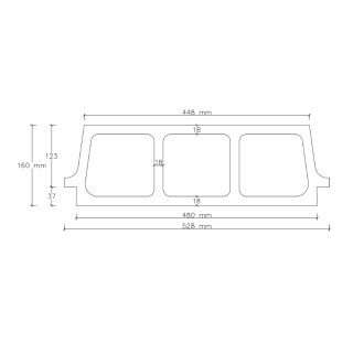 Pustak stropowy Rector RP16