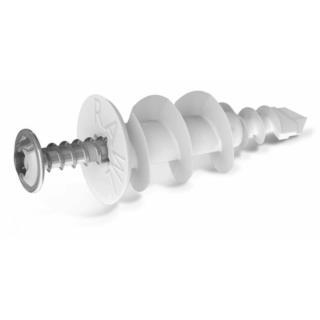 Nylonowy łącznik samowiercący do płyt G-K Koelner DRA-01PLUS 16x36 mm z wkrętem 3,9x32 mm (100 szt.)