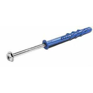 Kołek ramowy z kołnierzem z ocynkowanym wkrętem z łbem heksagonalnym R-FF1 10x140 mm - etykieta - 1 szt. RAWLPLUG