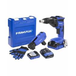 Wkrętarka do płyt G-K 18V 2x2,0Ah Rawlplug R-PDS18-M2A