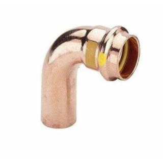 Kolano miedziane CU do gazu 18mm/90° 1K Viega 345 549