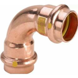 Kolano miedziane CU do gazu 22mm/90° 2K Viega 345 488