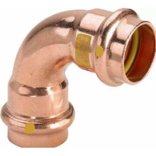 Kolano miedziane CU do gazu 22mm/90° 2K Viega 345 488