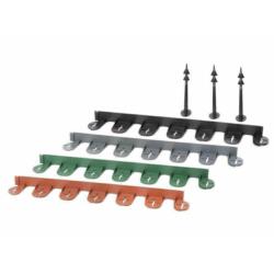 Obrzeże trawnikowe 3,8x9x60cm czarny PalisGarden