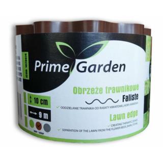 Obrzeże trawnikowe faliste 15cmx9m brązowe Prime Garden