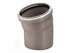 Kolano kanalizacyjne PCV 110mm/22° Wavin 3041452