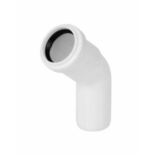 Kolano kanalizacyjne PCV białe 32mm/15° Tycner 207