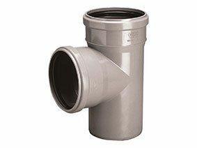 Trójnik kanalizacyjny PCV 110/50mm 88° Wavin 3021684