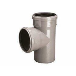 Trójnik kanalizacyjny PCV 75/75mm 88° Wavin 3033771