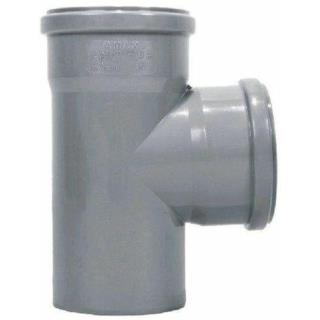 Trójnik kanalizacyjny PCV 110/75mm 67°