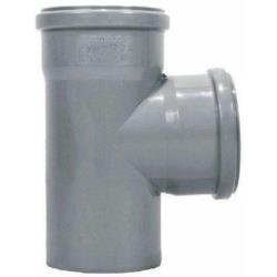 Trójnik kanalizacyjny PCV 110/75mm 87°