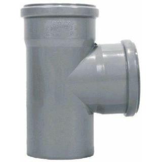 Trójnik kanalizacyjny PCV 110/75mm 87°