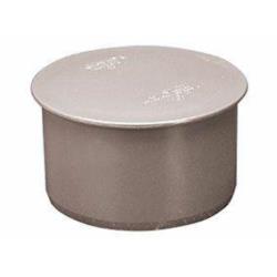 Korek do kanalizacji wewnętrznej PCV 110mm szary Wavin 3033776