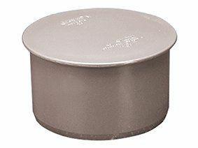 Korek do kanalizacji wewnętrznej PCV 110mm szary Wavin 3033776