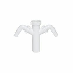 Króciec do syfonu pralki/zmywarki 1 1/2"x40mm Tycner 1251