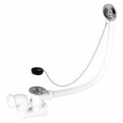 Syfon wannowy z korkiem i łańcuszkiem Wirquin Standard 34550106