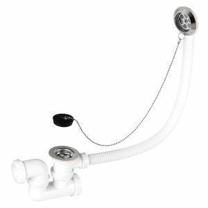 Syfon wannowy z korkiem i łańcuszkiem Wirquin Standard 34550106 Syfon wannowy z korkiem i łańcuszkiem Wirquin Standard 34550106