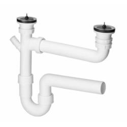 Syfon zlewozmywakowy dwukomorowy 50mm Viega 329174