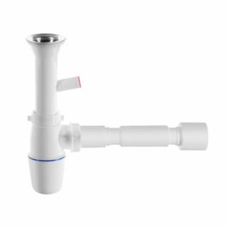 SYFON ZLEWU 1-KROT. Z PRZEL.+PRALKA