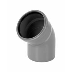 Kolano kanalizacyjne PCV 110mm 67° oranż Tycner 723