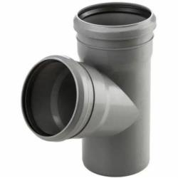 Trójnik kanalizacyjny PCV 110/110mm 67° Kaczmarek