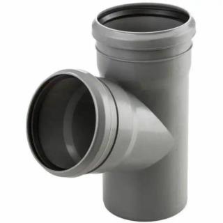 Trójnik kanalizacyjny PCV 110/110mm 67° Kaczmarek