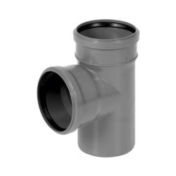 Trójnik kanalizacyjny PCV 160/110mm 90° oranż Tycner 599