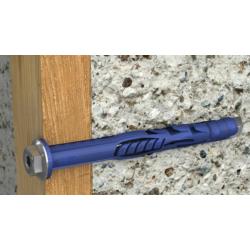 Kołek ramowy z kołnierzem 10x80 z wkrętem z łbem sześciokątnym op. 6szt Kołek ramowy z kołnierzem 10x80 z wkrętem z łbem sześciokątnym op. 6szt