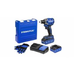 Zakrętarka udarowa 18V 315 Nm RawlWRENCH, 2 akumulatory 5.0Ah ładowarka 6,5 A walizka RAWLCASE