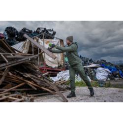 Półbuty bez podn. zamsz/oxf szaro-pom. OB FO SRA 40 Lahti L3040842