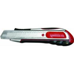 Nóż z prowadnicą na ostrza 18mm z blokadą Modeco Expert MN-63-026