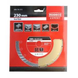 Ściernica diamentowa turbo 230mm Modeco Expert