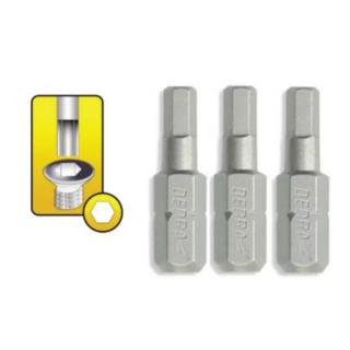 Końcówki wkrętakowe HEX H5x25mm Dedra 18A04H50-03 3szt/op