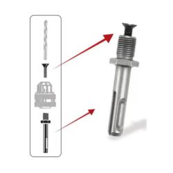 Adapter SDS Plus 1/2" 20UNF Dedra YKS009