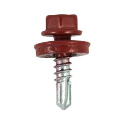 Wkręt farmer WSSM samowiercący 4,8x19mm RAL 8017 T Amex Starfix 250szt/op