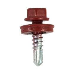 Wkręt farmer WSSM samowiercący 4,8x19mm RAL 8004 T Amex Starfix 250szt/op