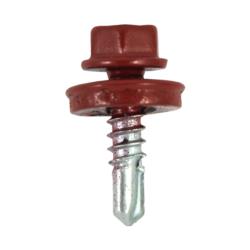 Wkręt farmer WSSM samowiercący 4,8x19mm RAL 3009 T Amex Starfix 250szt/op