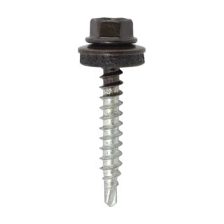 Wkręt farmer FM 4,8x35mm  RAL3005 T Amex Starfix 250szt/op