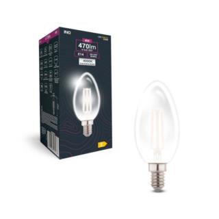 Żarówka Filament LED E14  4W 470lm 4000K C37 świieca