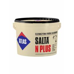 Farba elewacyjna silikonowa baza biała Salta N Plus 10L Atlas