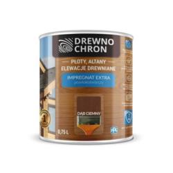 Impregnat Extra Dąb Ciemny 0,75L Drewnochron